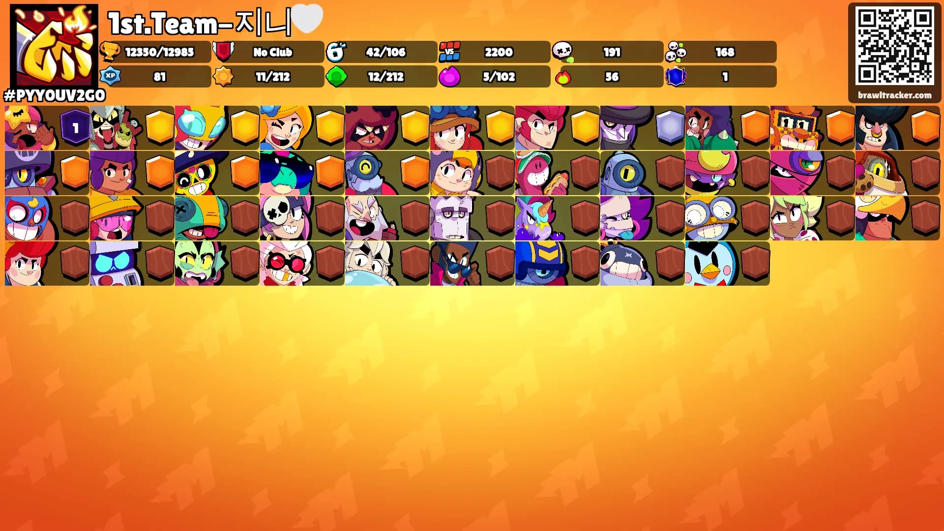 1st.Team-지니🤍's Ranks