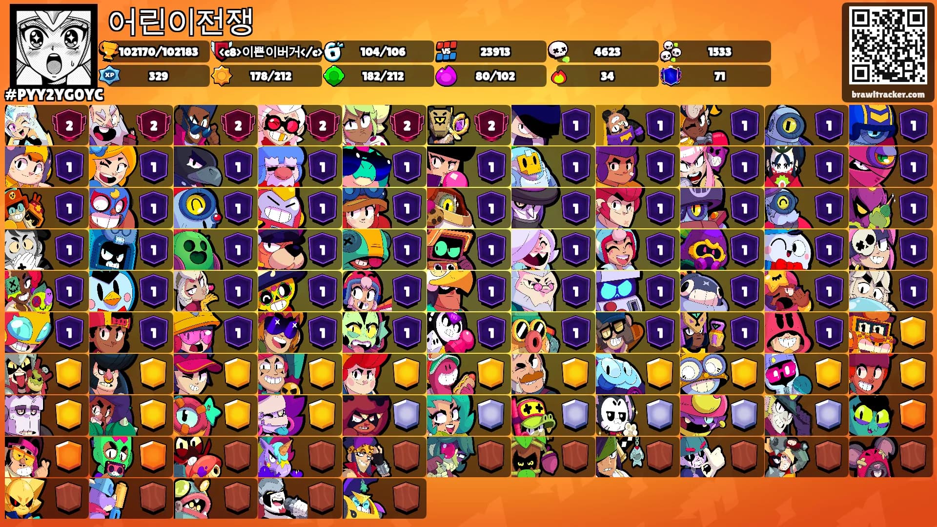어린이전쟁's Ranks