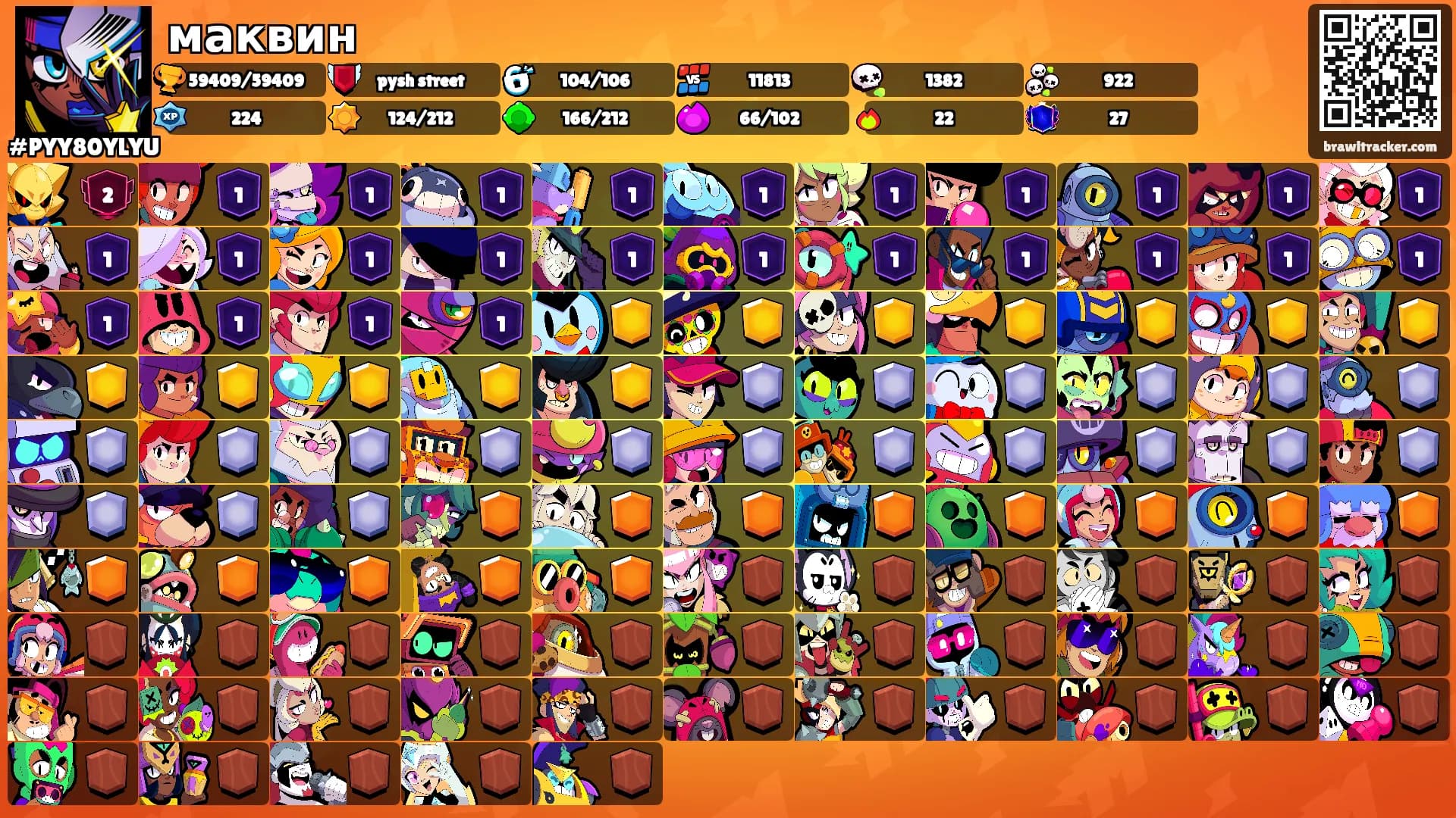 маквин's Ranks