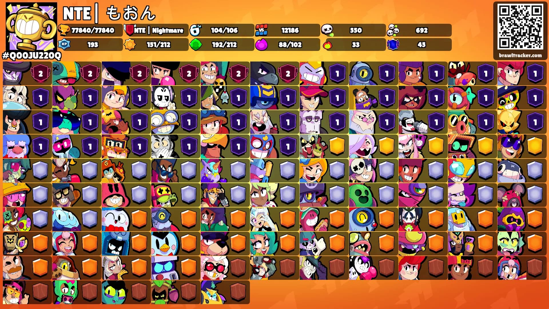 NTE| もおん's Ranks