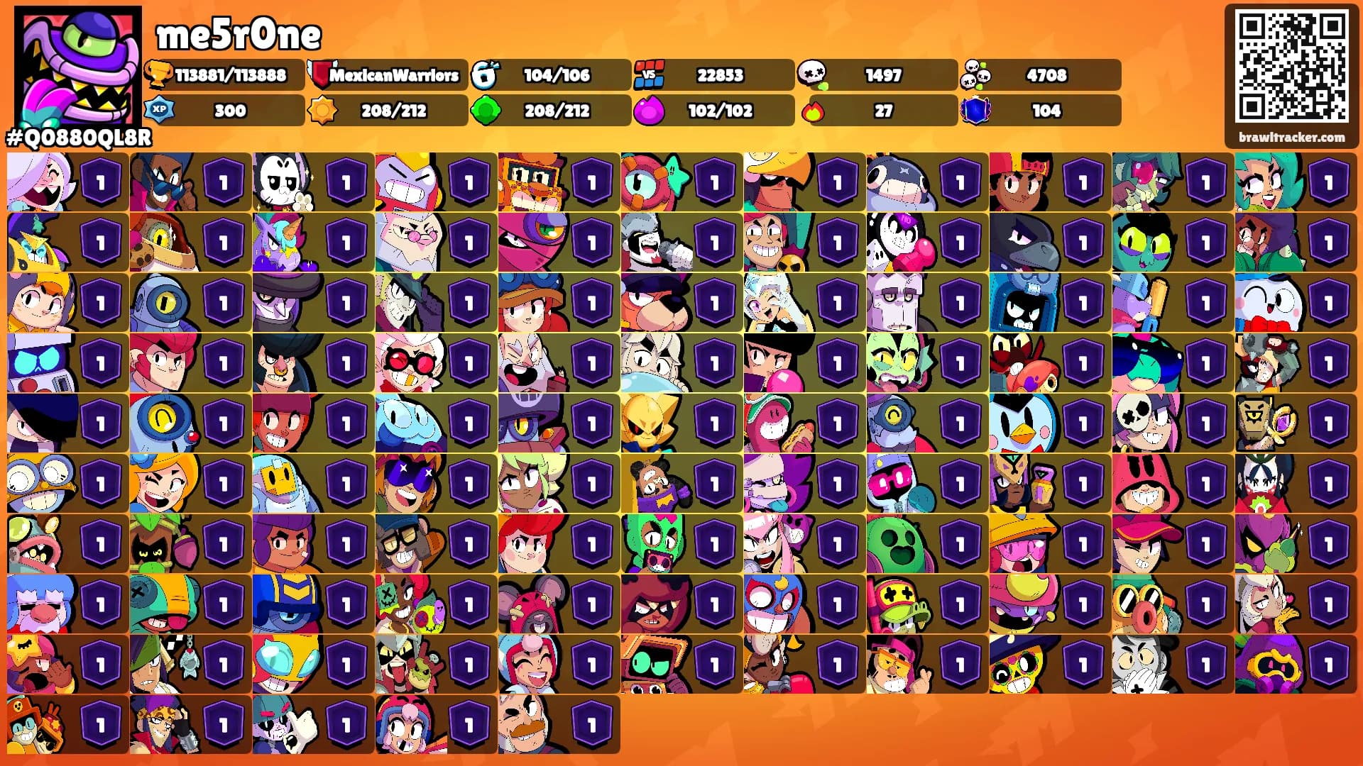me5r0ne's Ranks