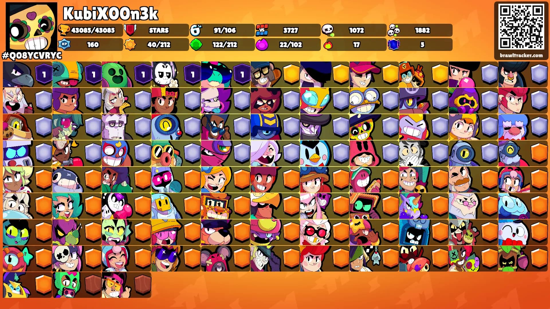 KubiX00n3k's Ranks