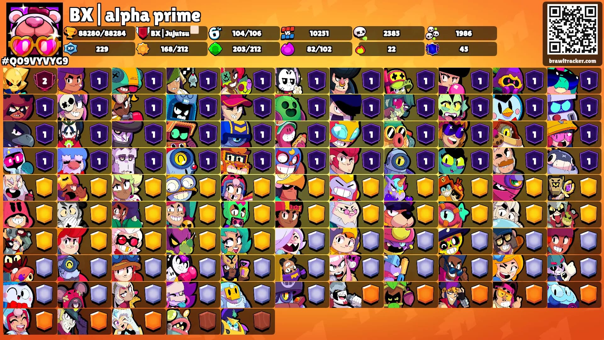 BX|alpha prime's Ranks