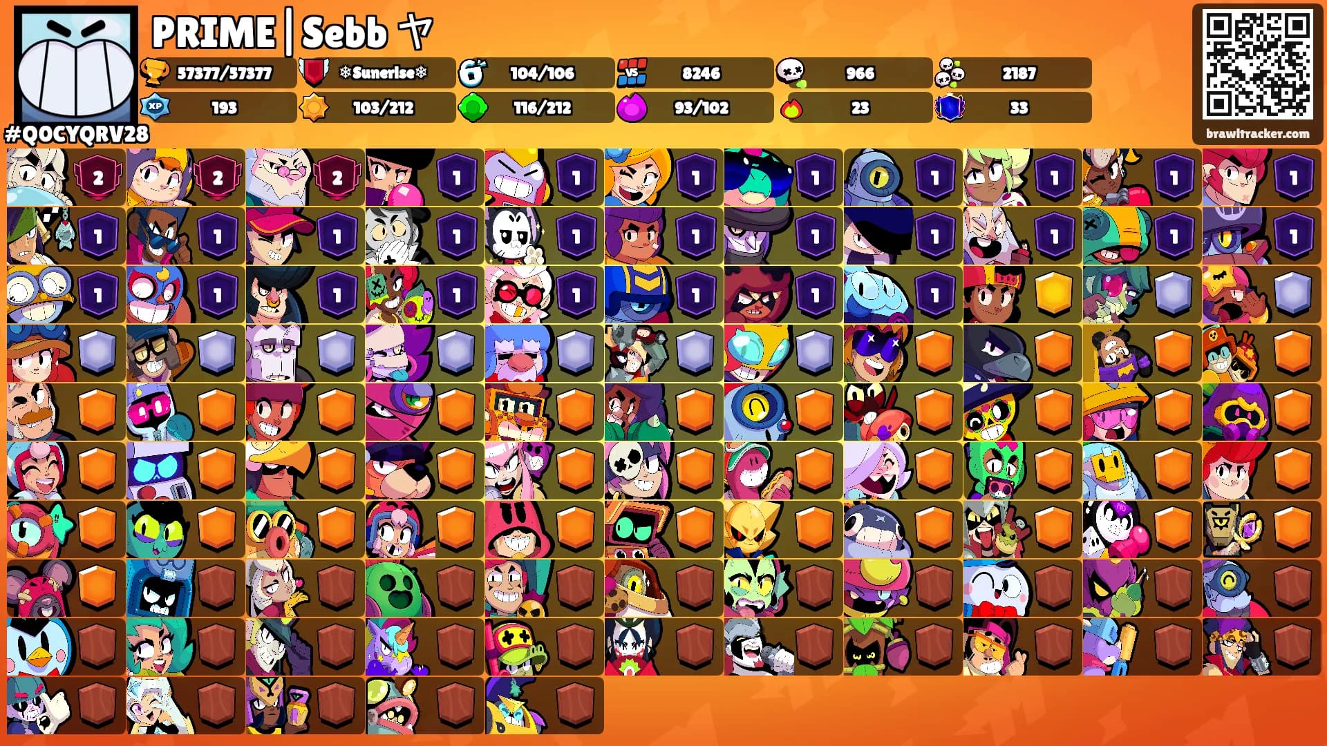 PRIME|Sebb ヤ's Ranks