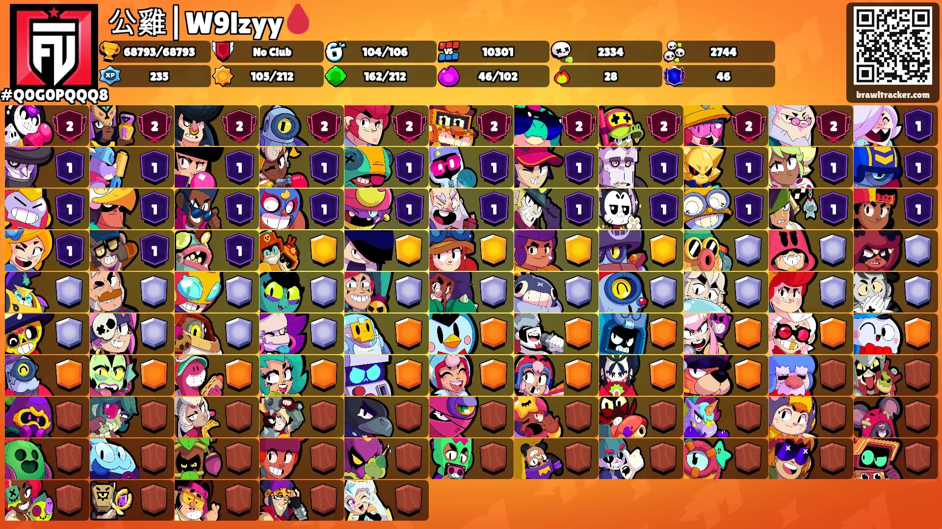 公雞|W9lzyy🩸's Ranks