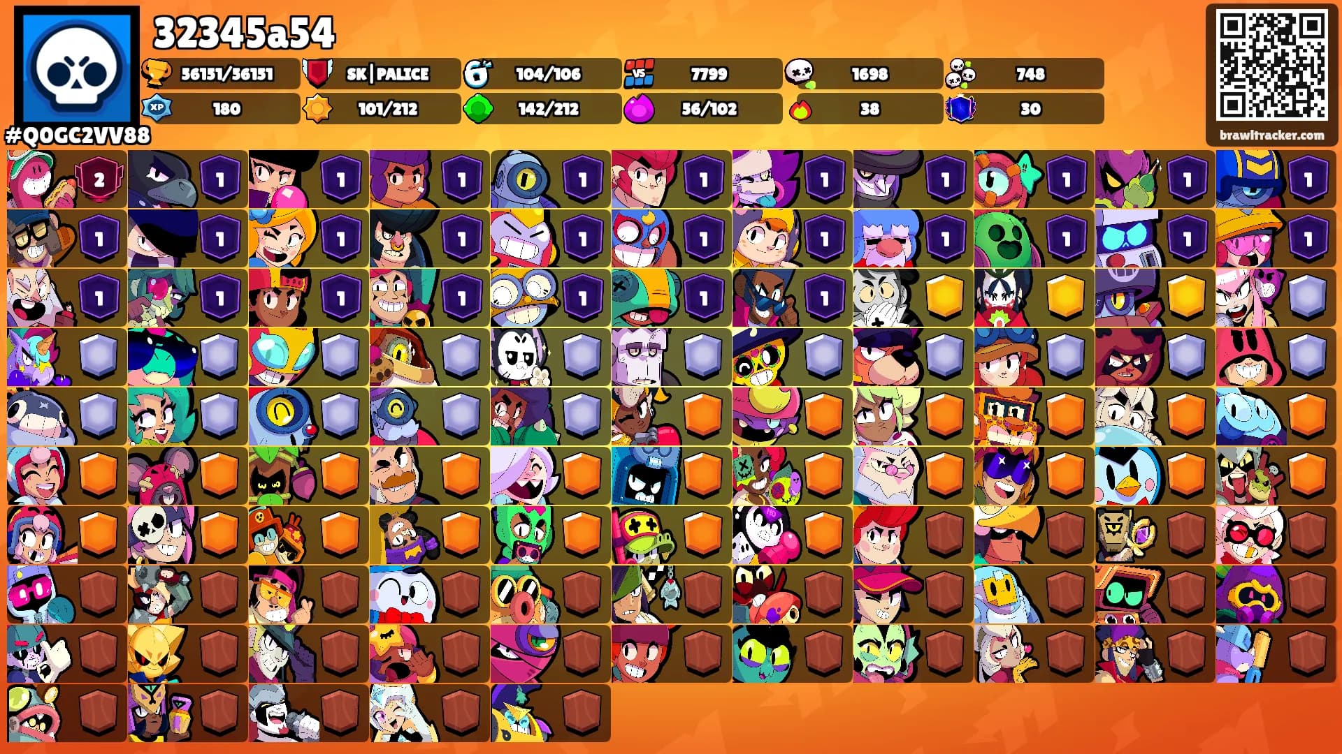 32345a54's Ranks