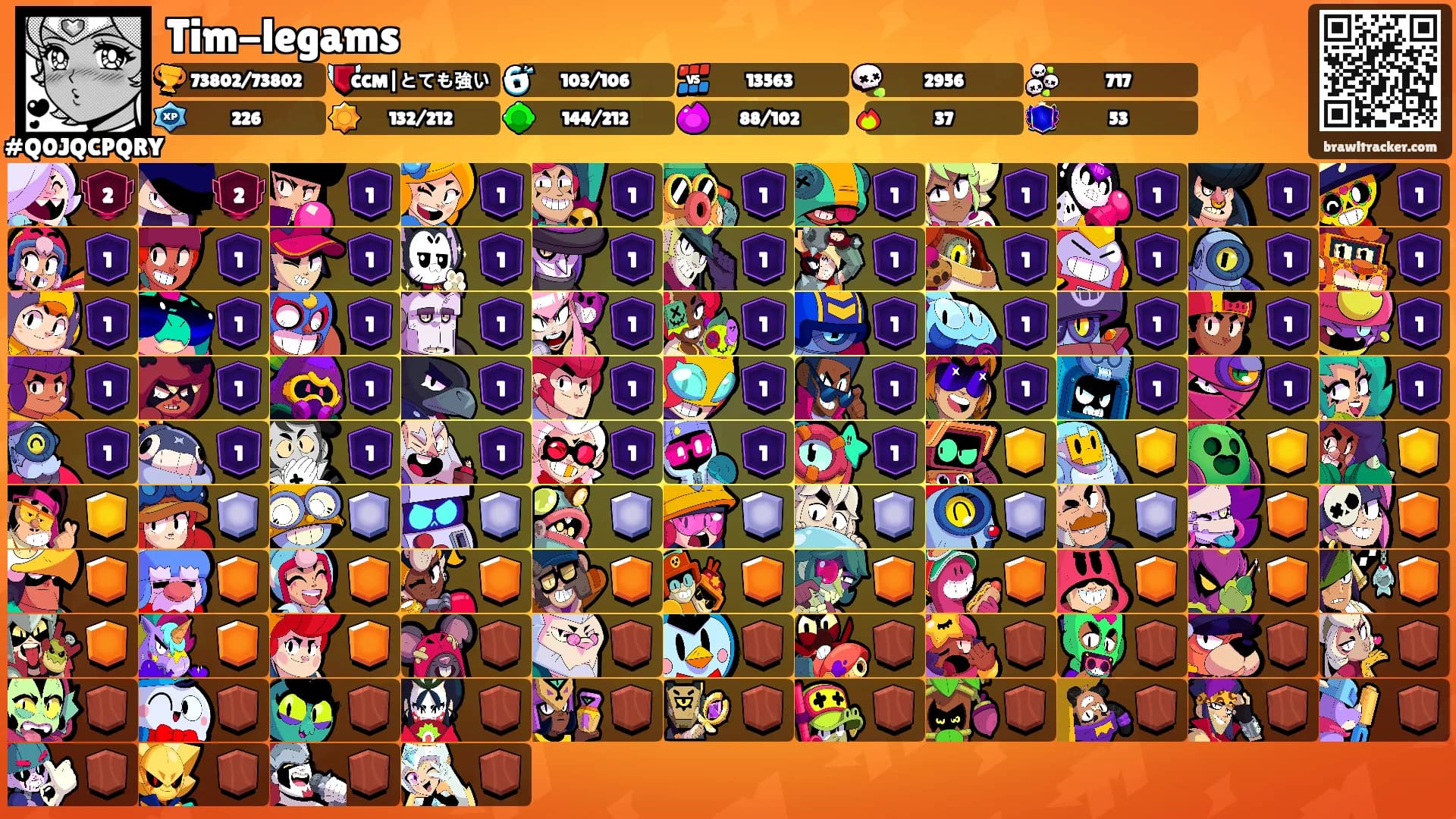 Tim-legams's Ranks