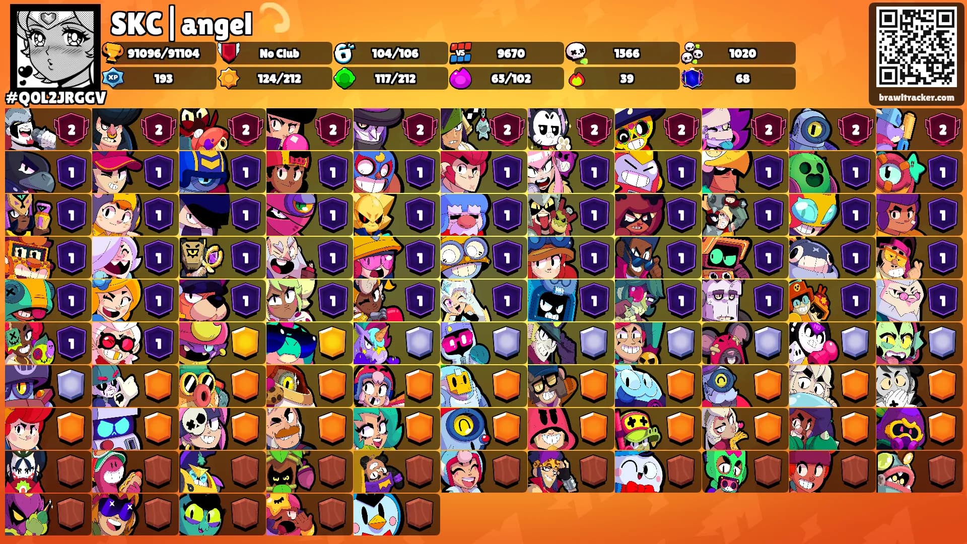 SKC|angel 💫's Ranks