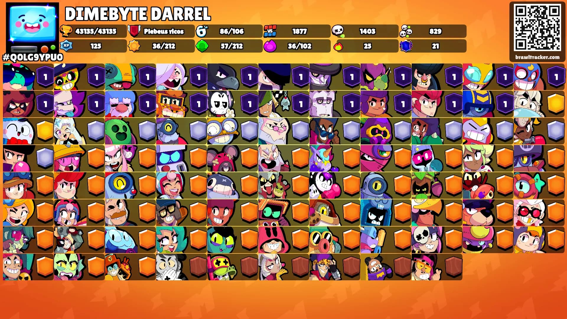 DIMEBYTE DARREL's Ranks