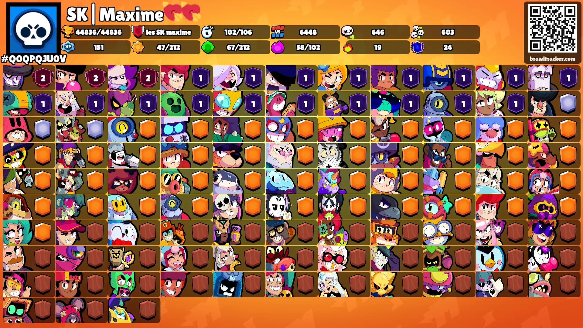 SK|Maxime💘💘's Ranks