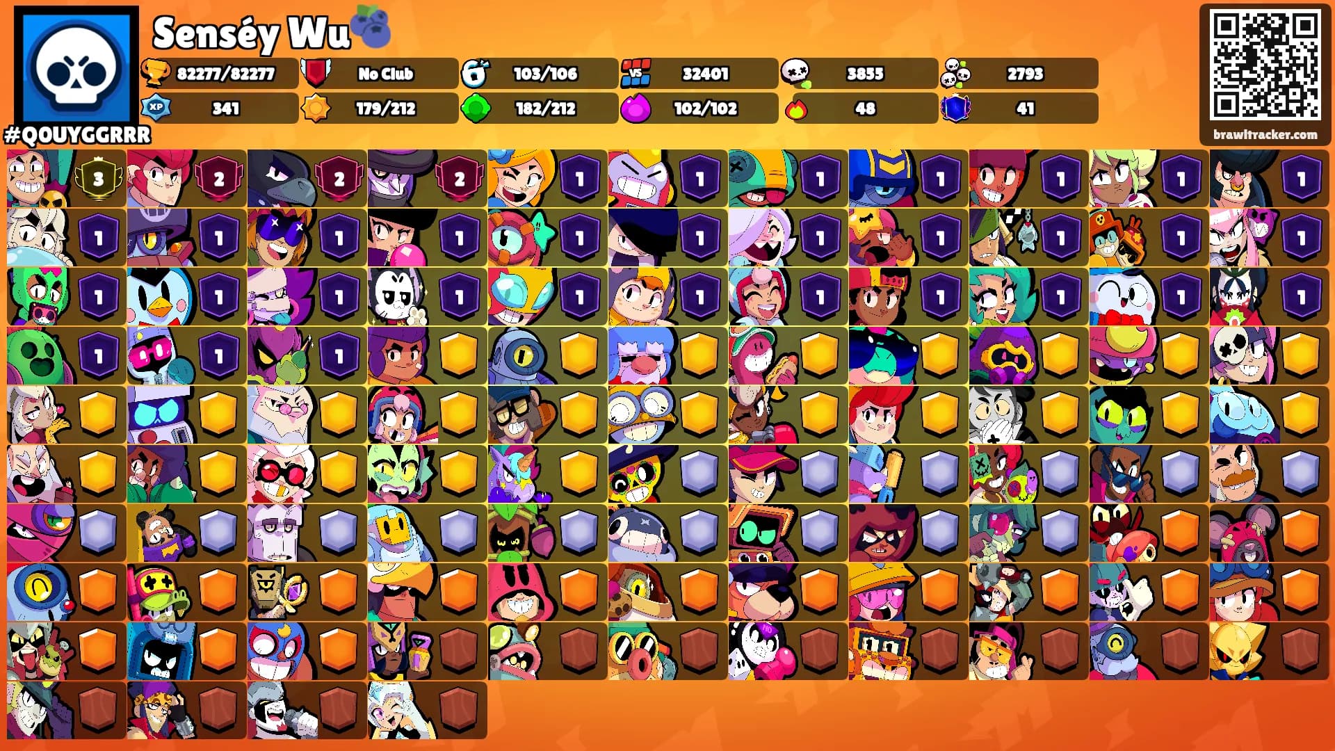 Senséy Wu🫐's Ranks