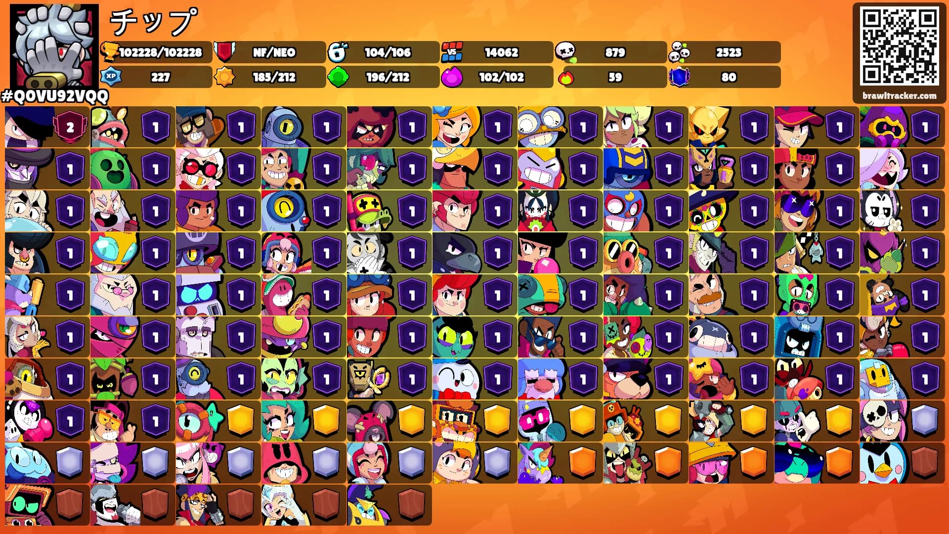 チップ's Ranks