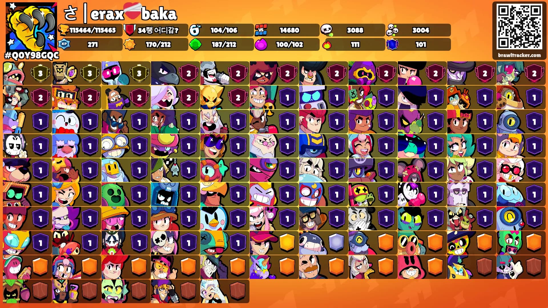 さ|erax❤️‍🩹baka's Ranks