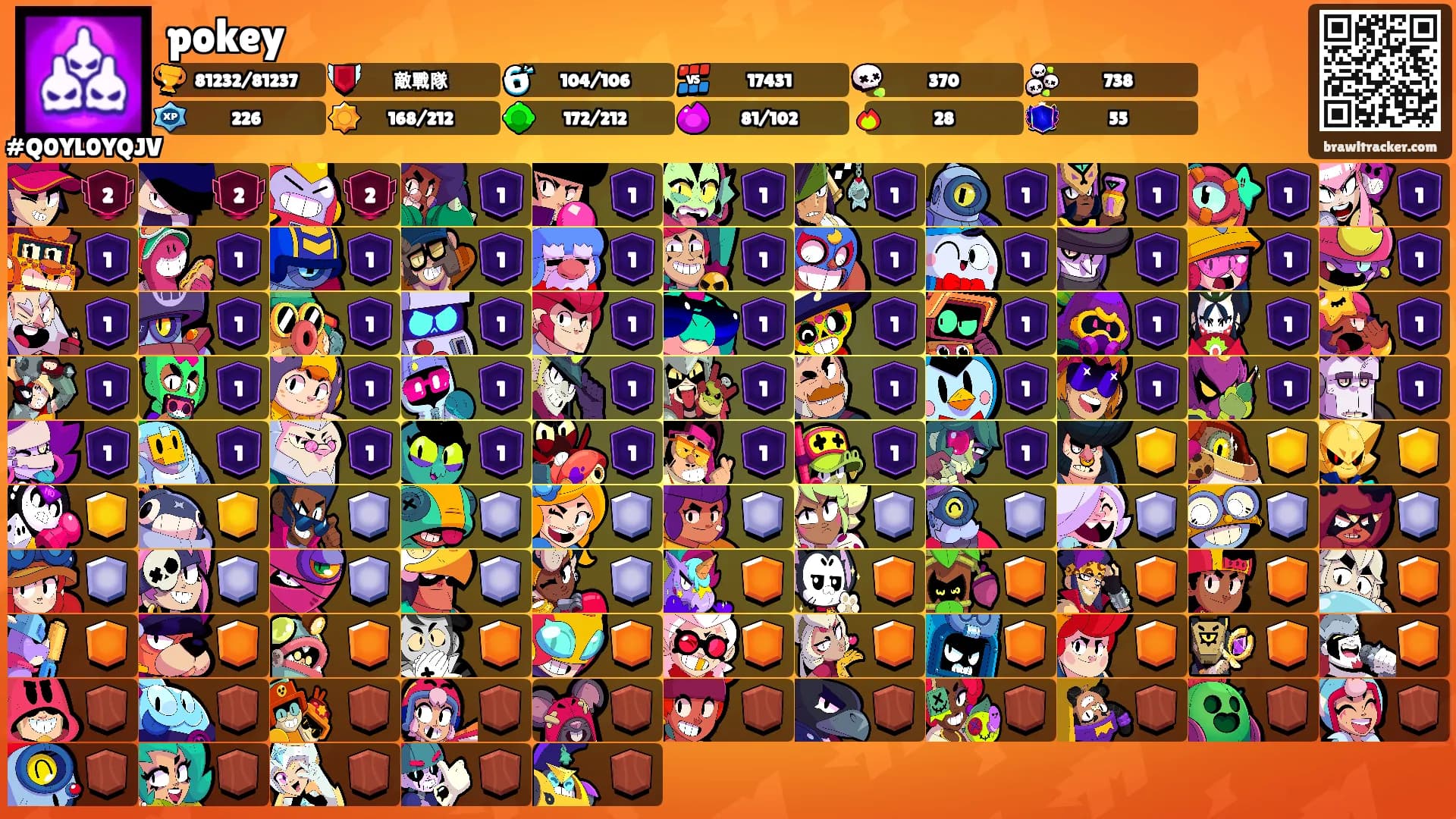 pokey's Ranks