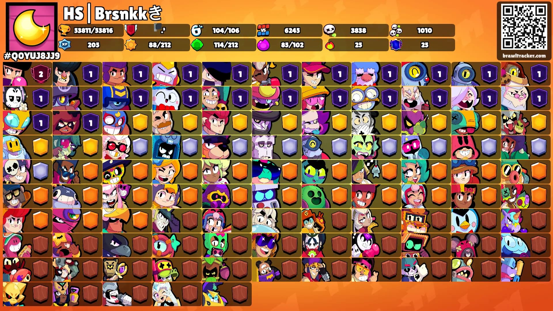HS|Brsnkkき's Ranks