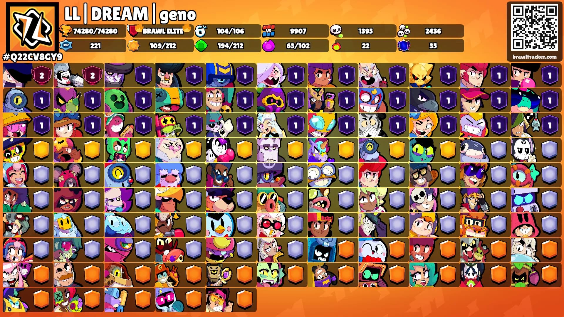 LL|DREAM|geno🌶's Ranks