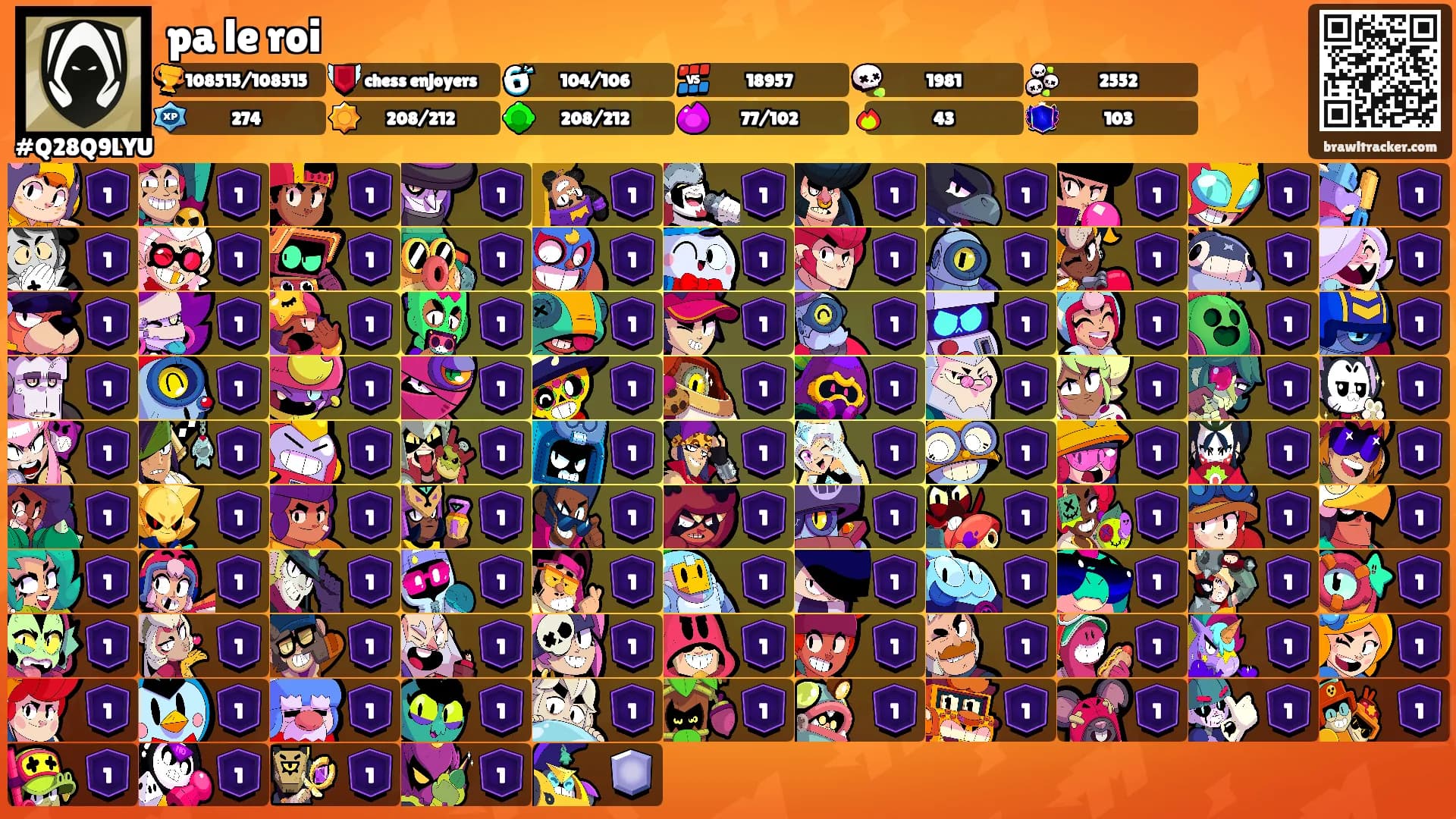pa le roi's Ranks