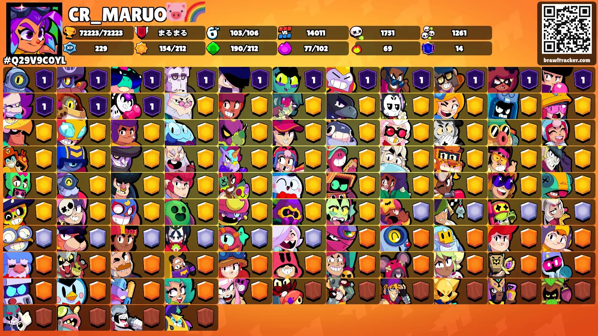 CR_MARUO🐷🌈's Ranks