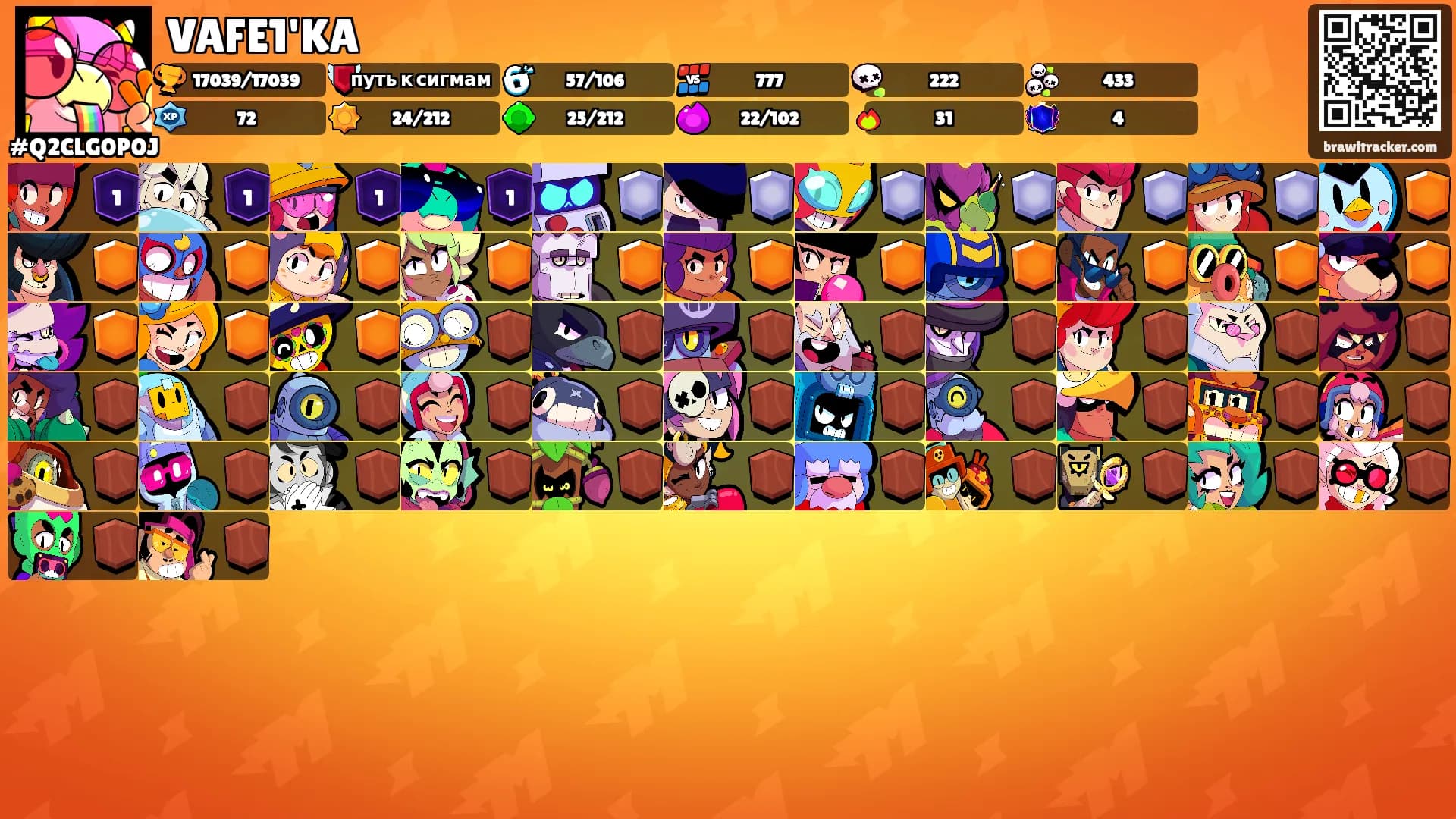 VAFE1'KA's Ranks