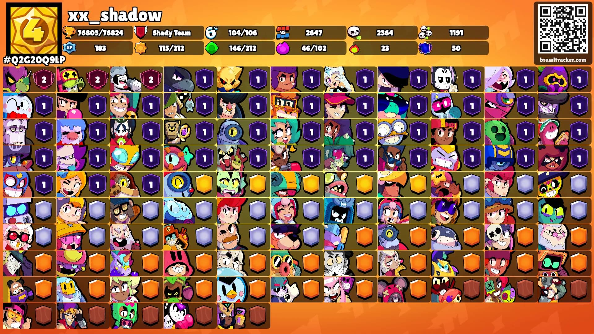 xx_shadow's Ranks