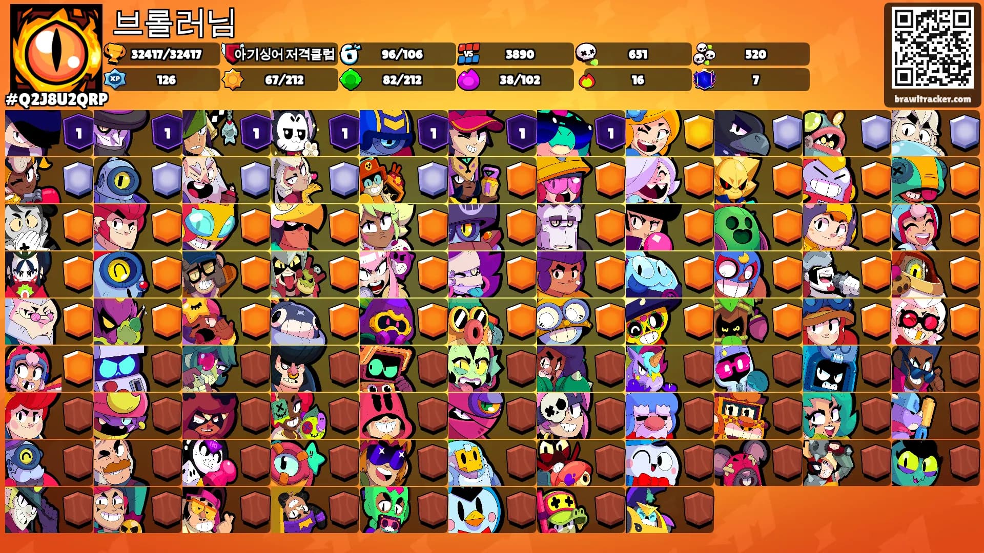 브롤러님's Ranks