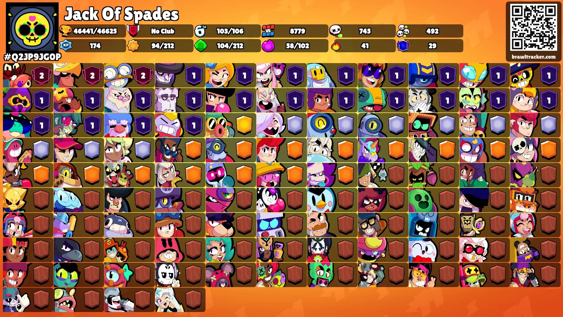 Jack Of Spades's Ranks