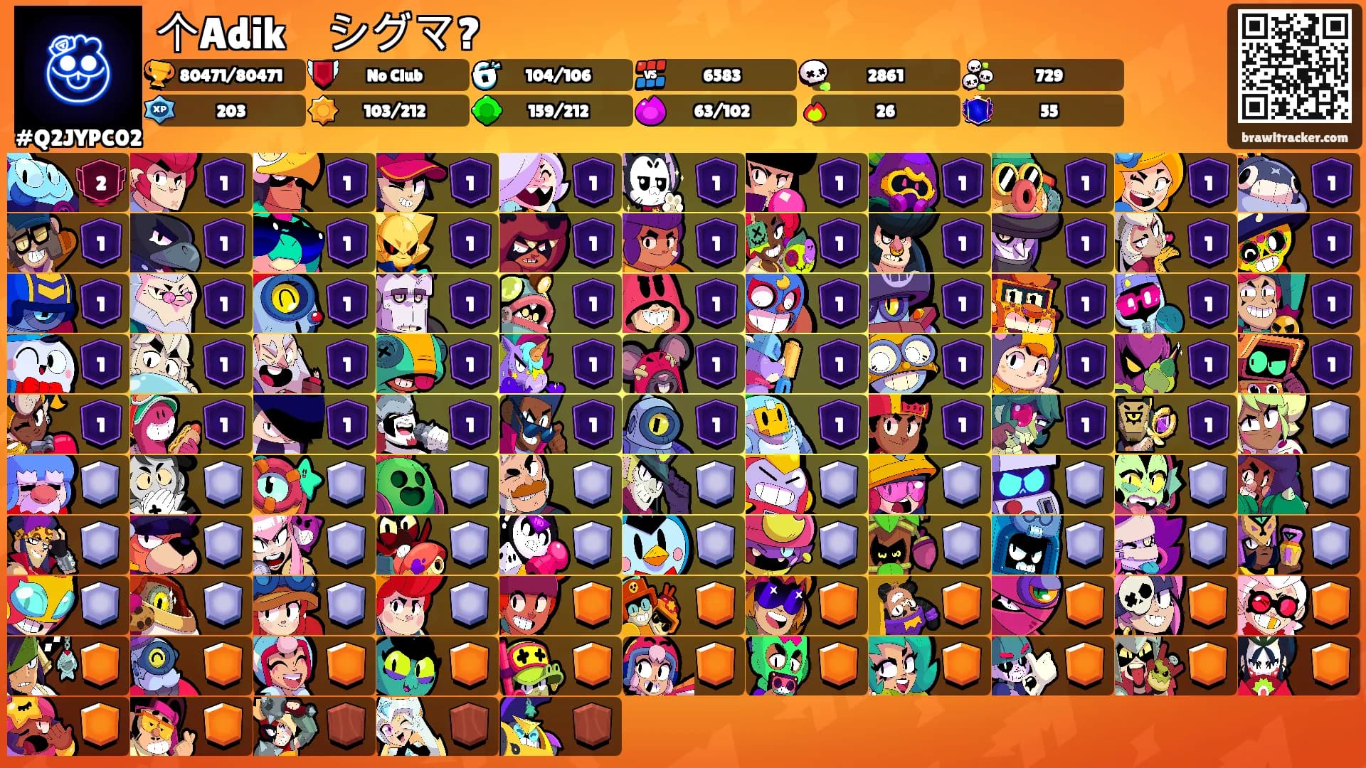 个Adik❤‍🩹シグマ?'s Ranks