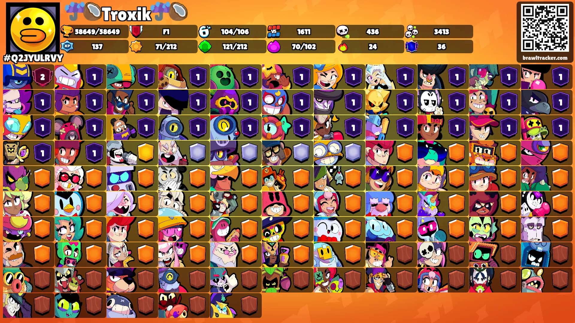 ☔️🥥Troxik☔️🥥's Ranks