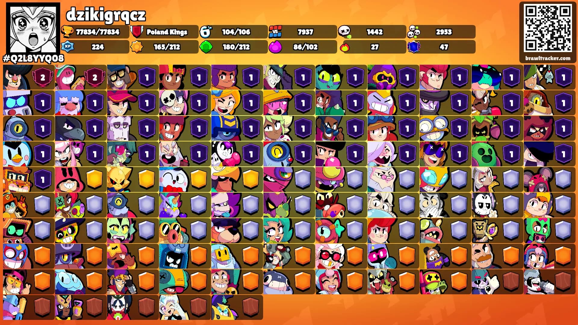 dzikigrqcz's Ranks