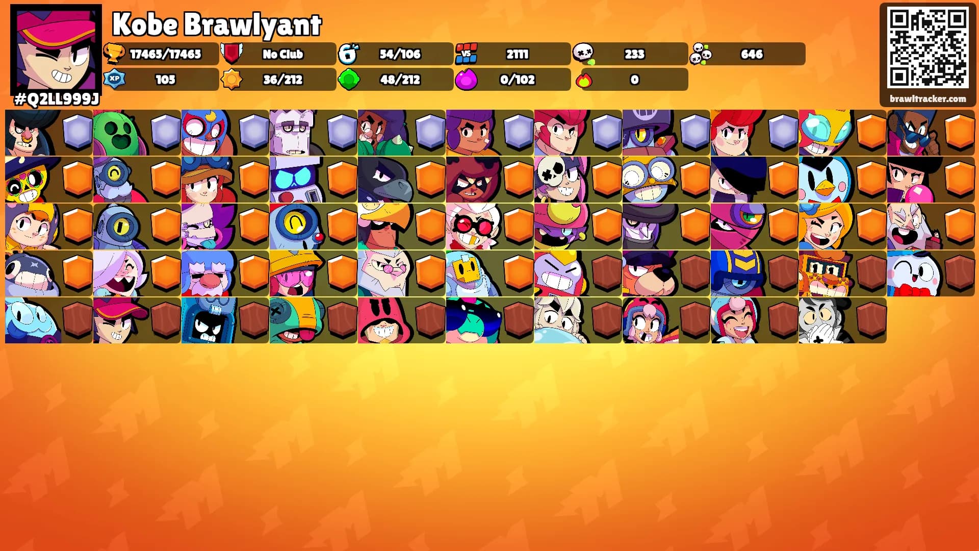 Kobe Brawlyant's Ranks