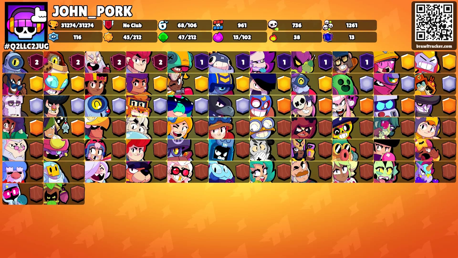 JOHN_PORK's Ranks