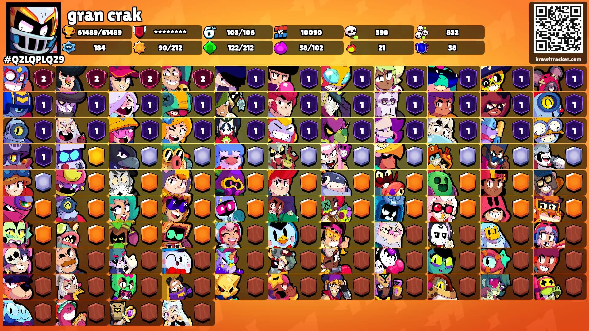 gran crak's Ranks