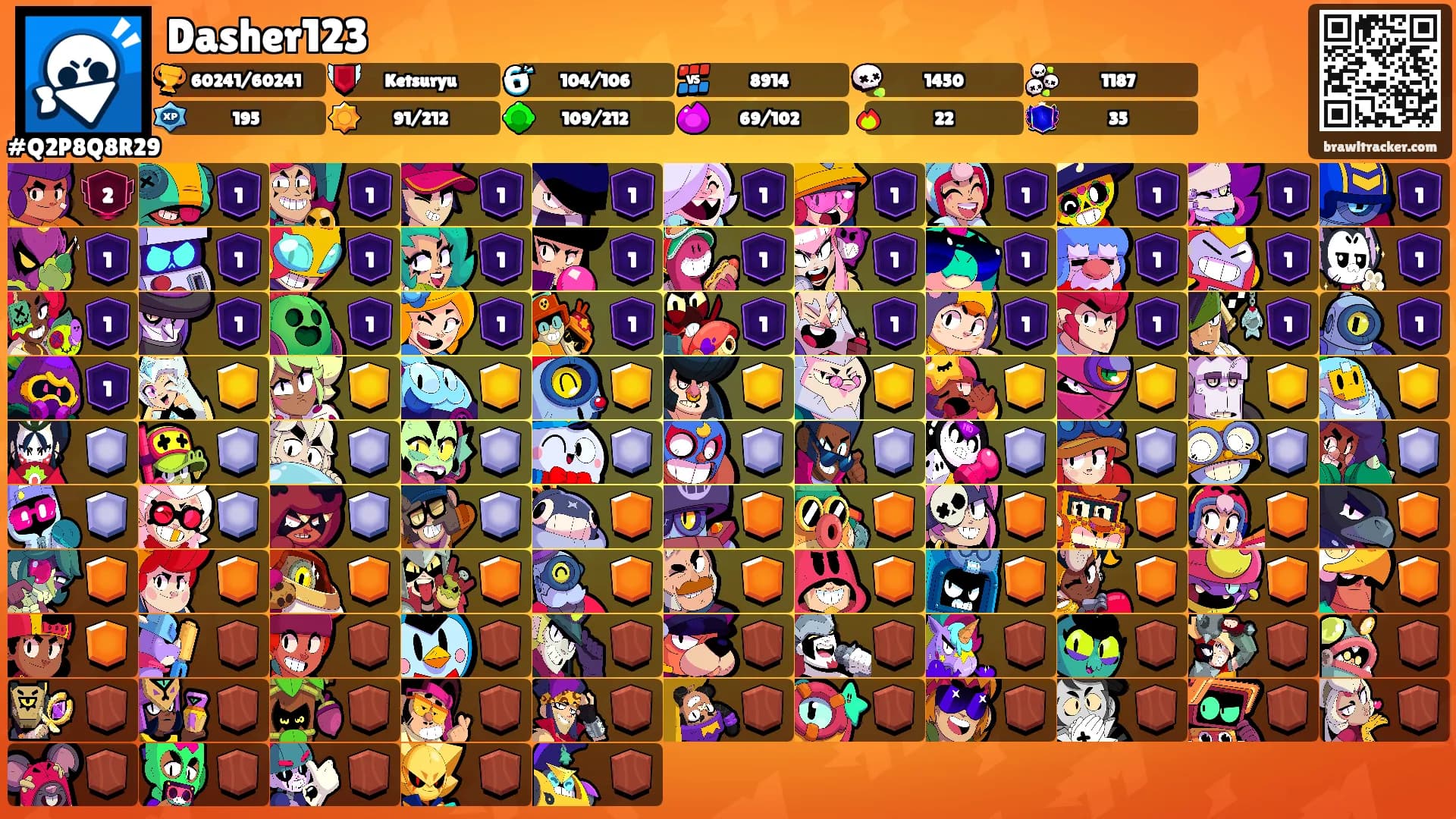 Dasher123's Ranks