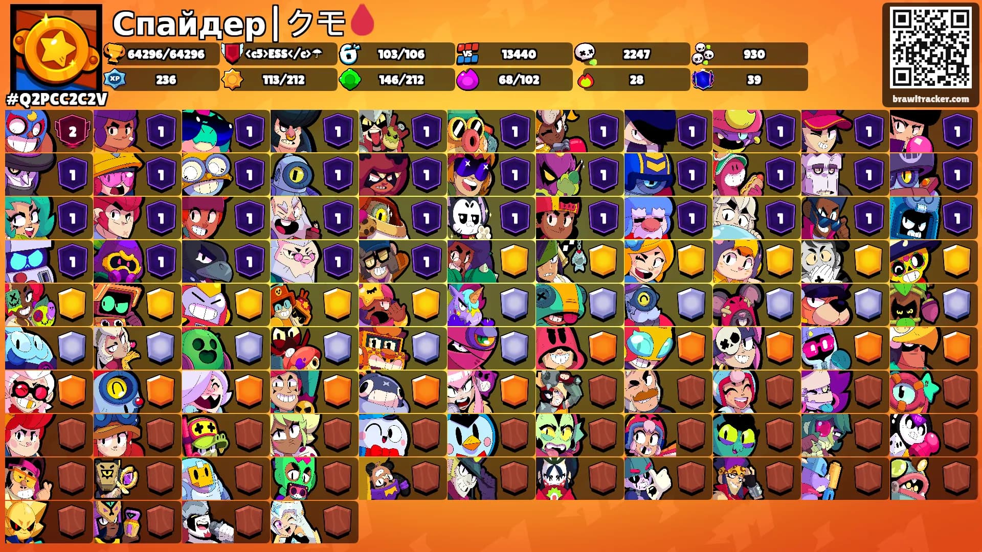 Спайдер|クモ🩸's Ranks