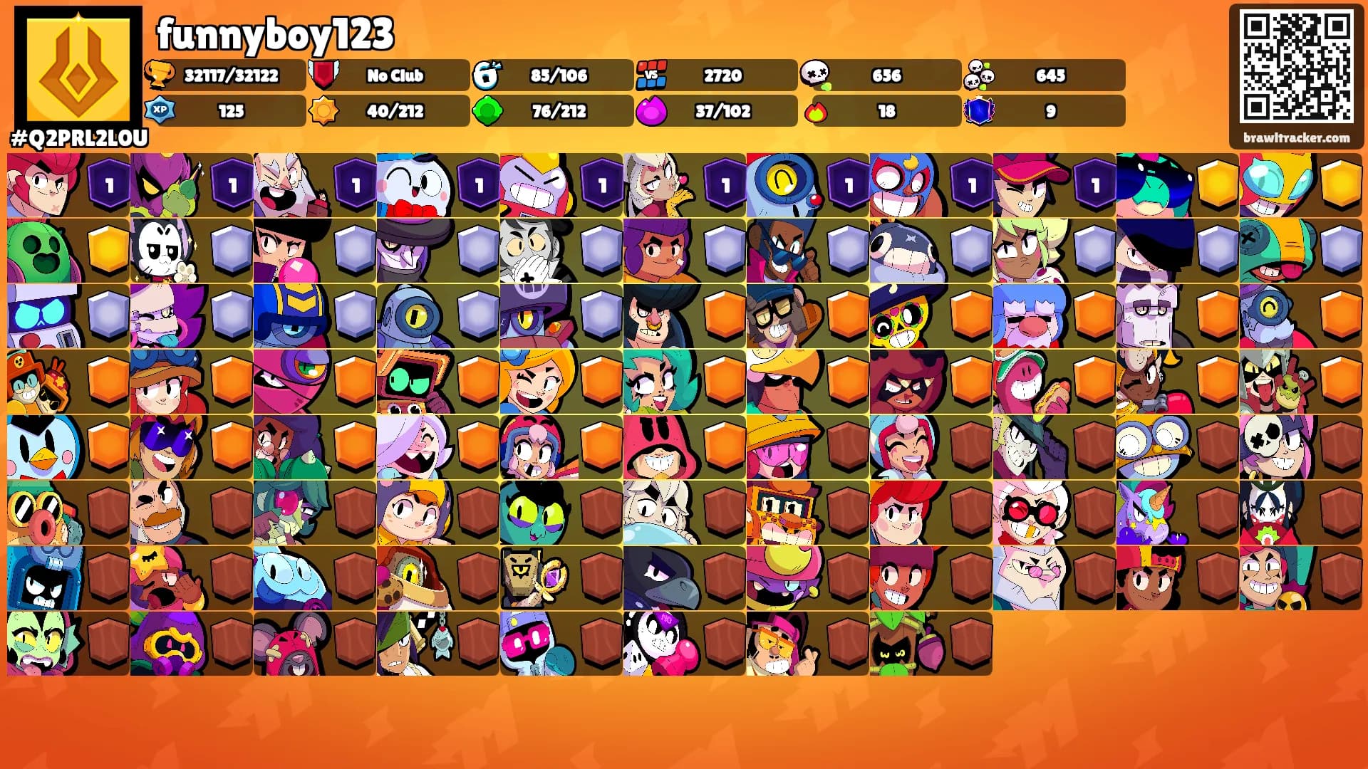 funnyboy123's Ranks