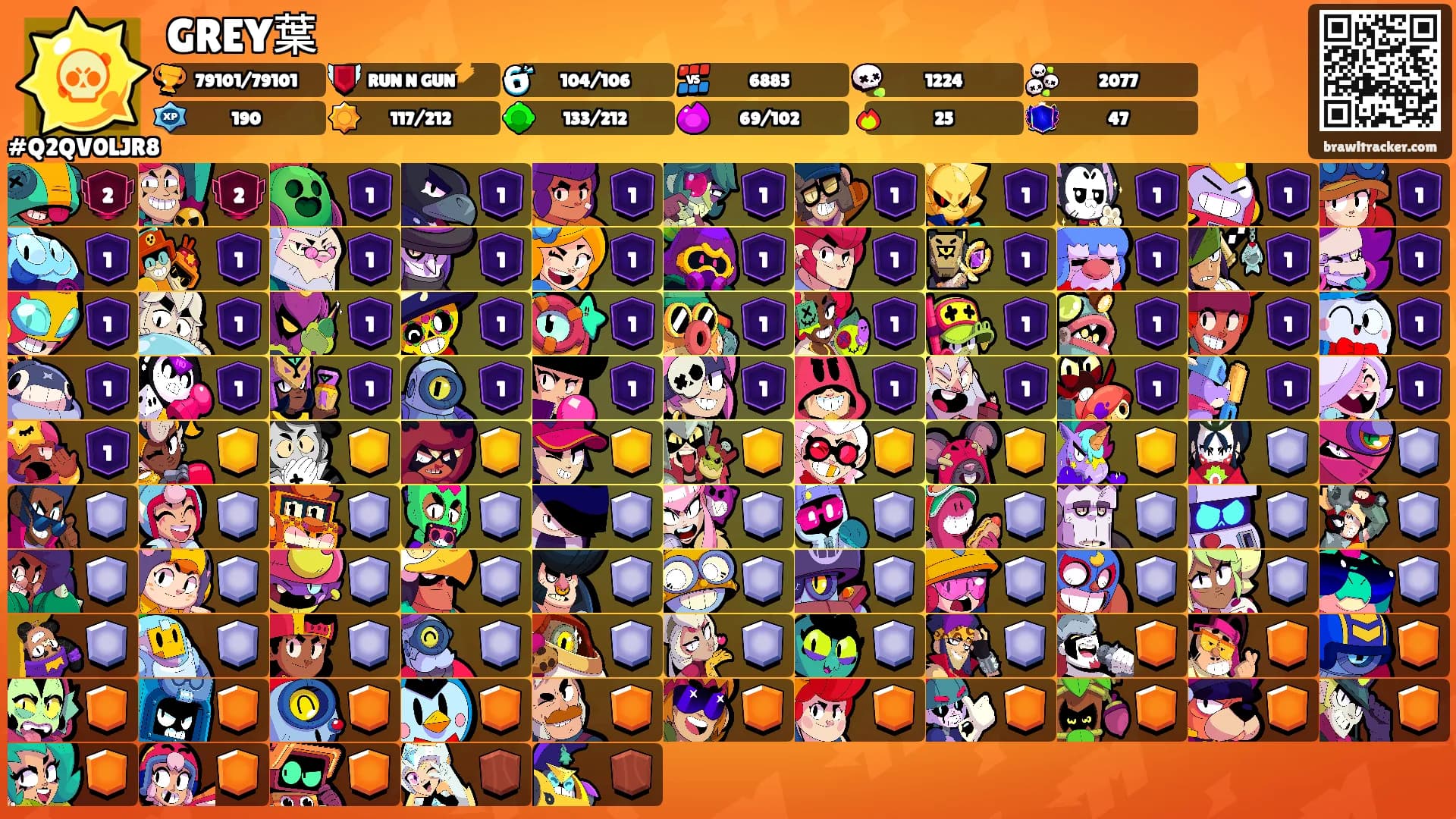 GREY葉's Ranks