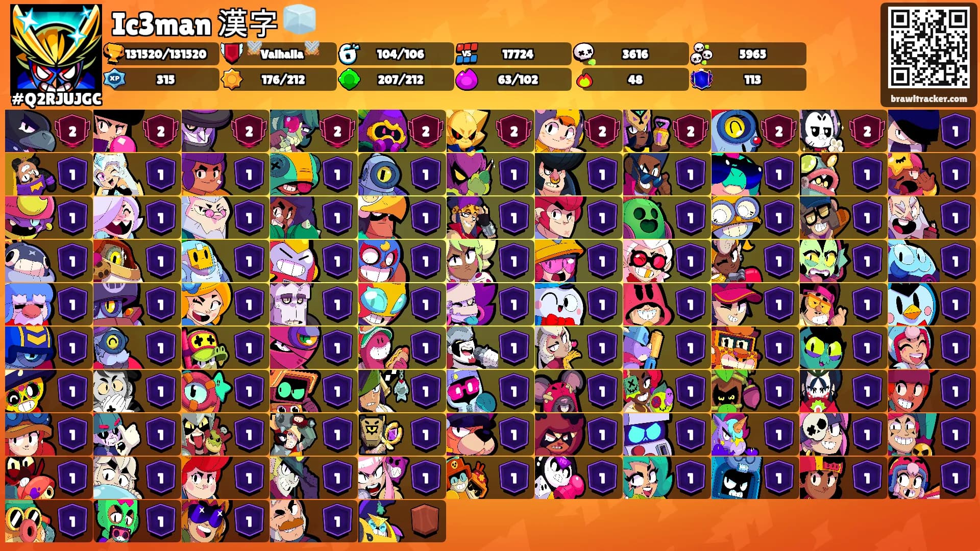 Ic3man 漢字 🧊's Ranks