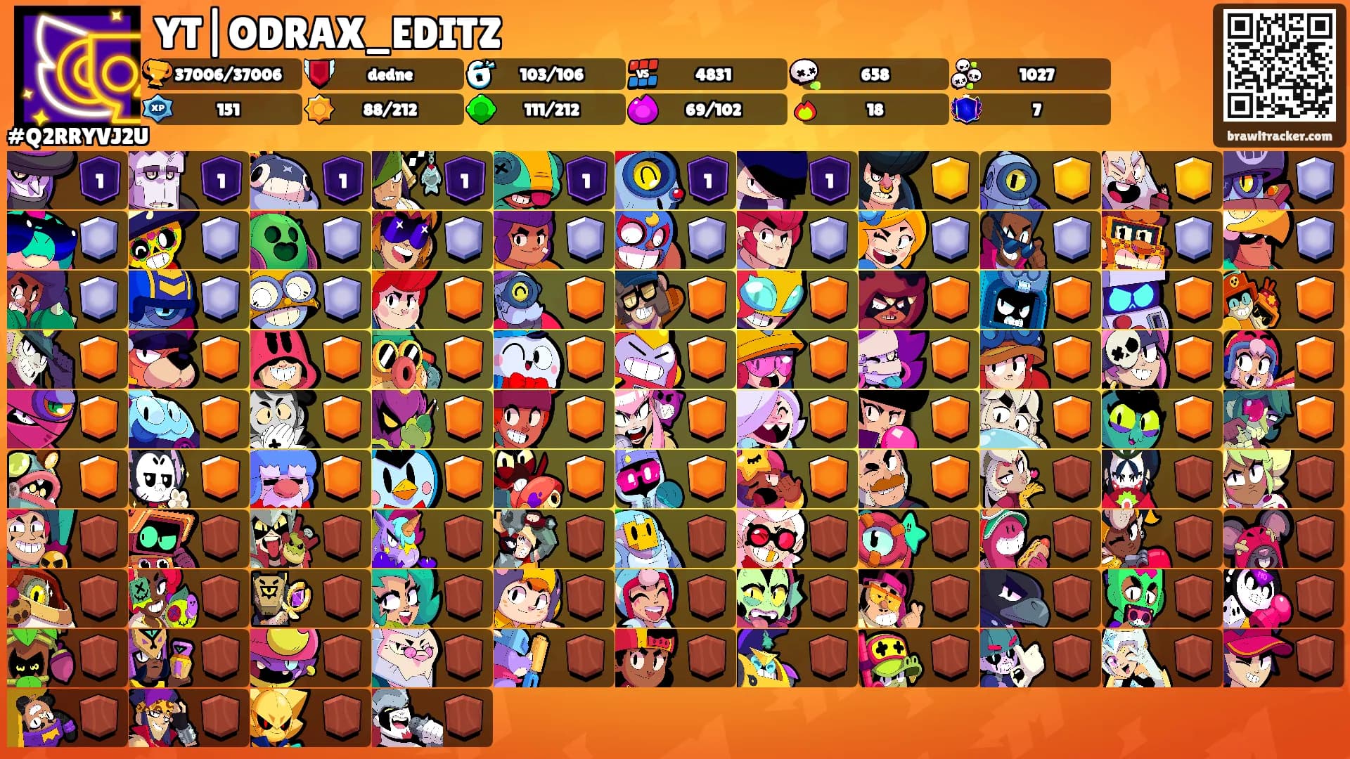 YT|ODRAX_EDITZ's Ranks