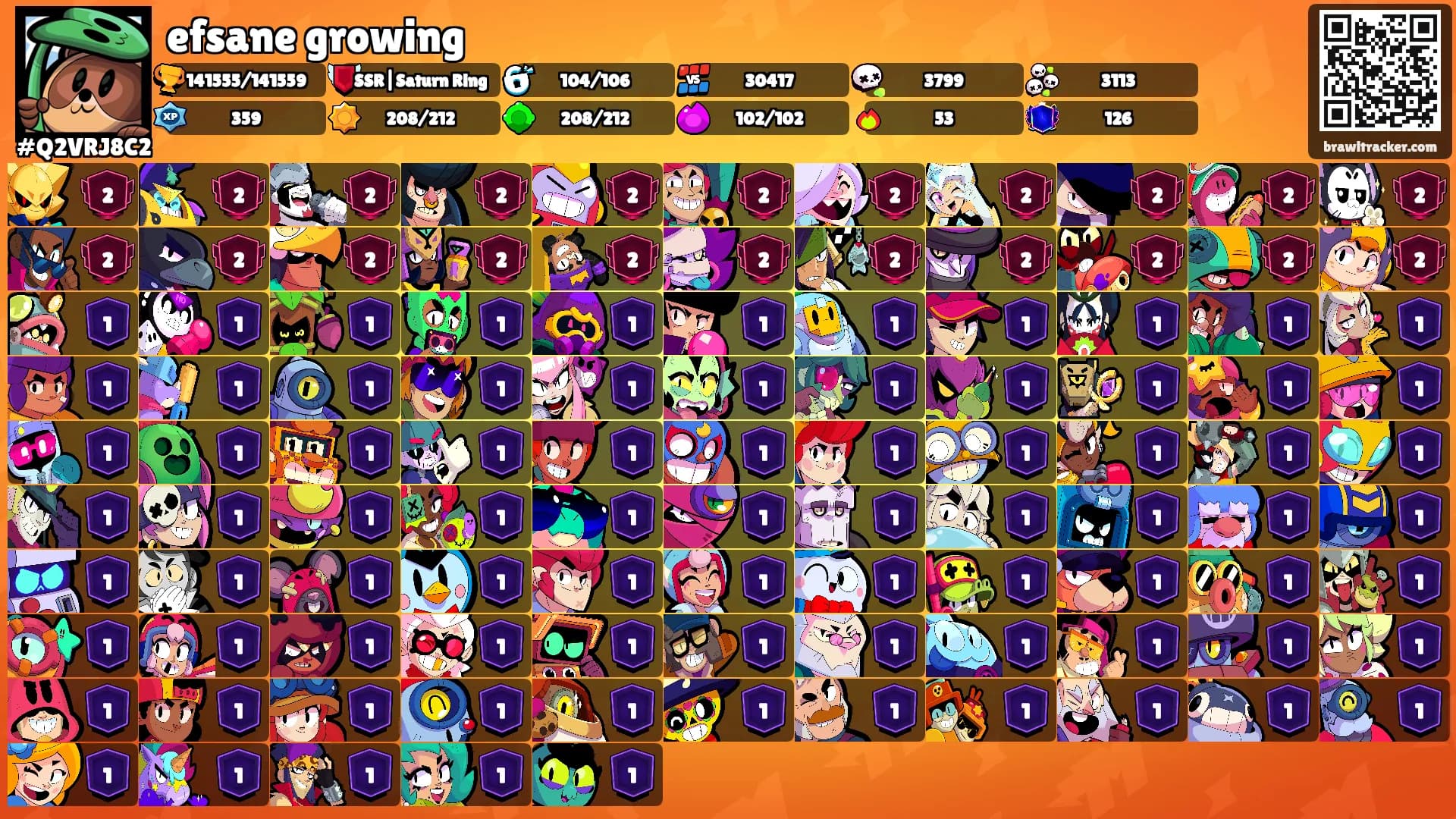 efsane growing's Ranks