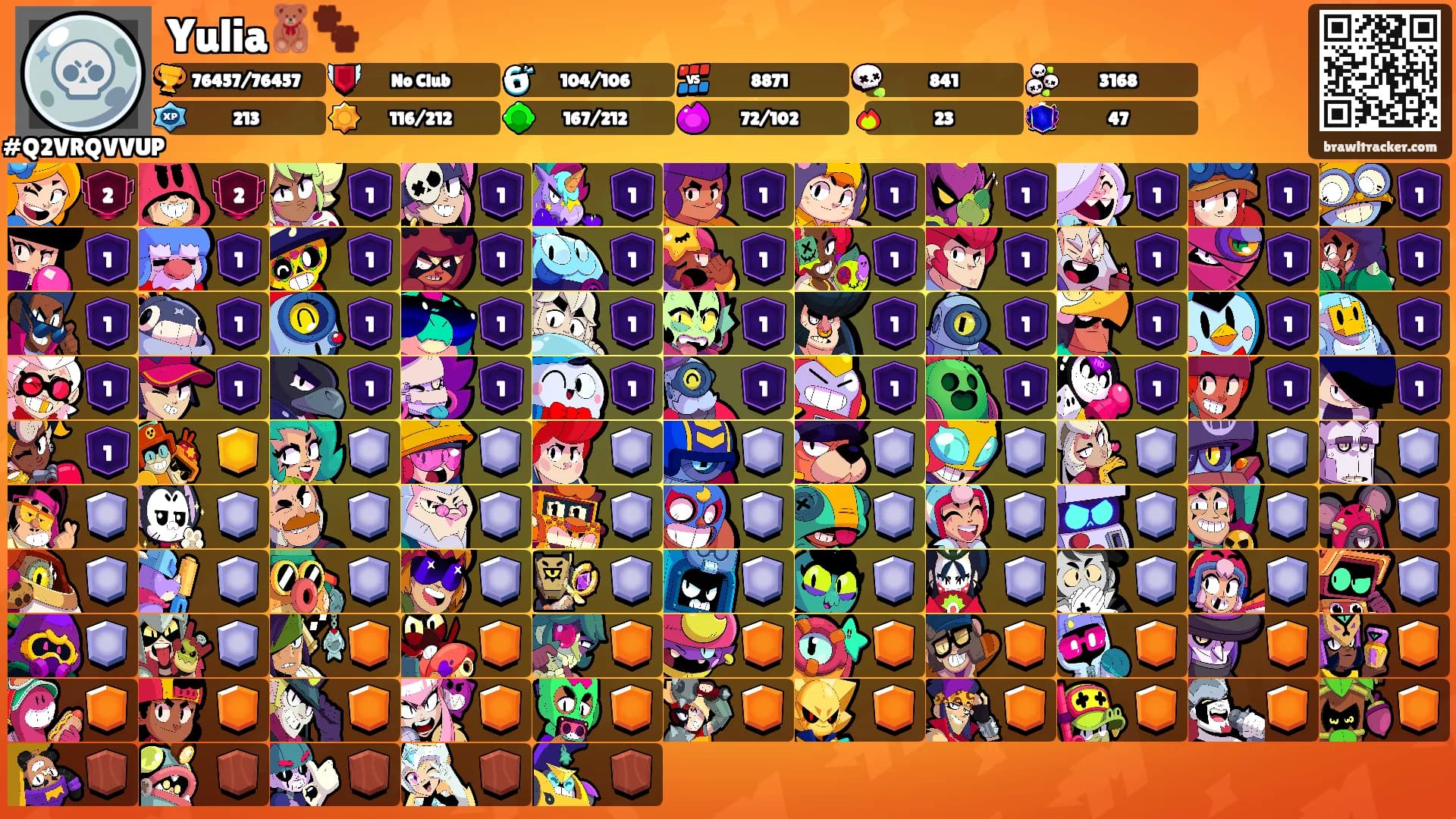 Yulia🧸🐾's Ranks