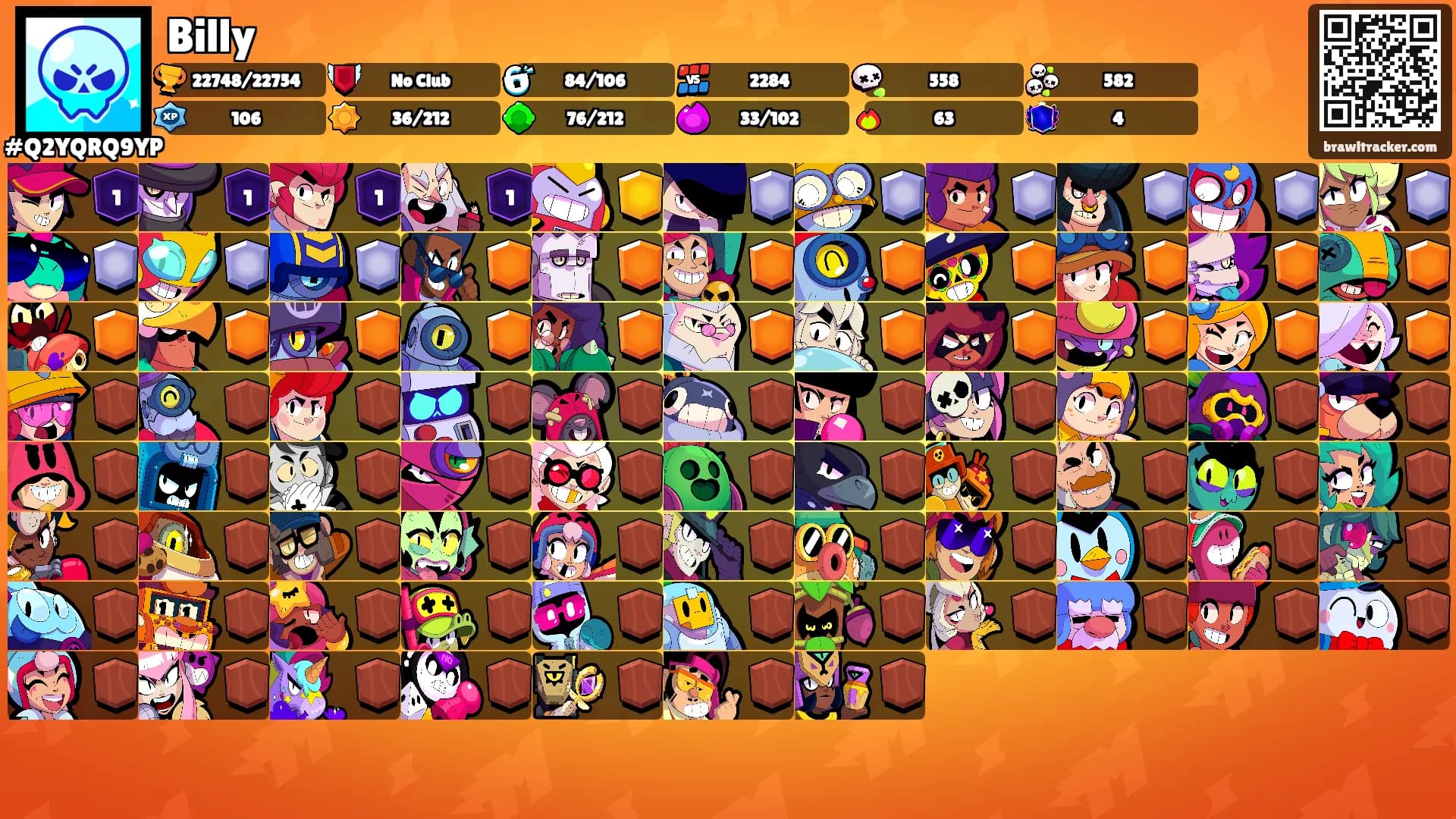 Billy's Ranks