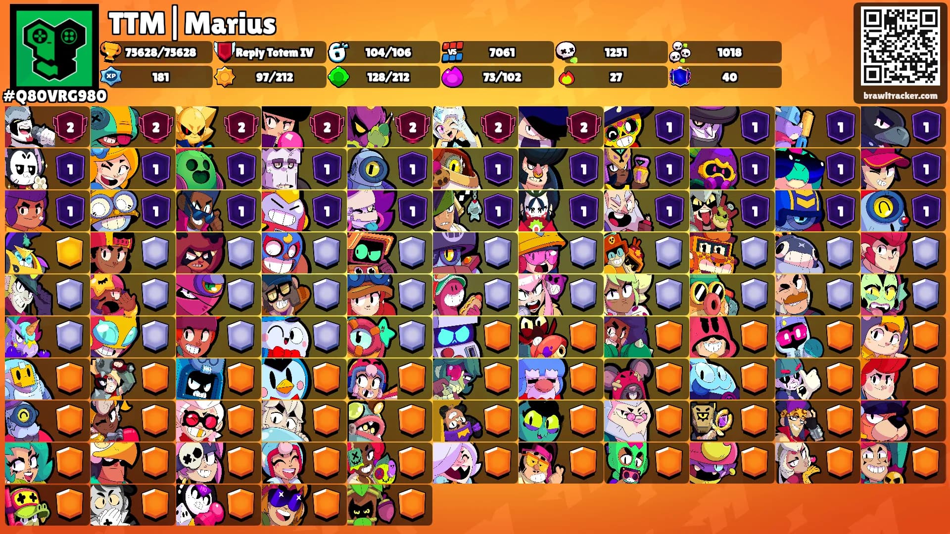 TTM|Marius's Ranks