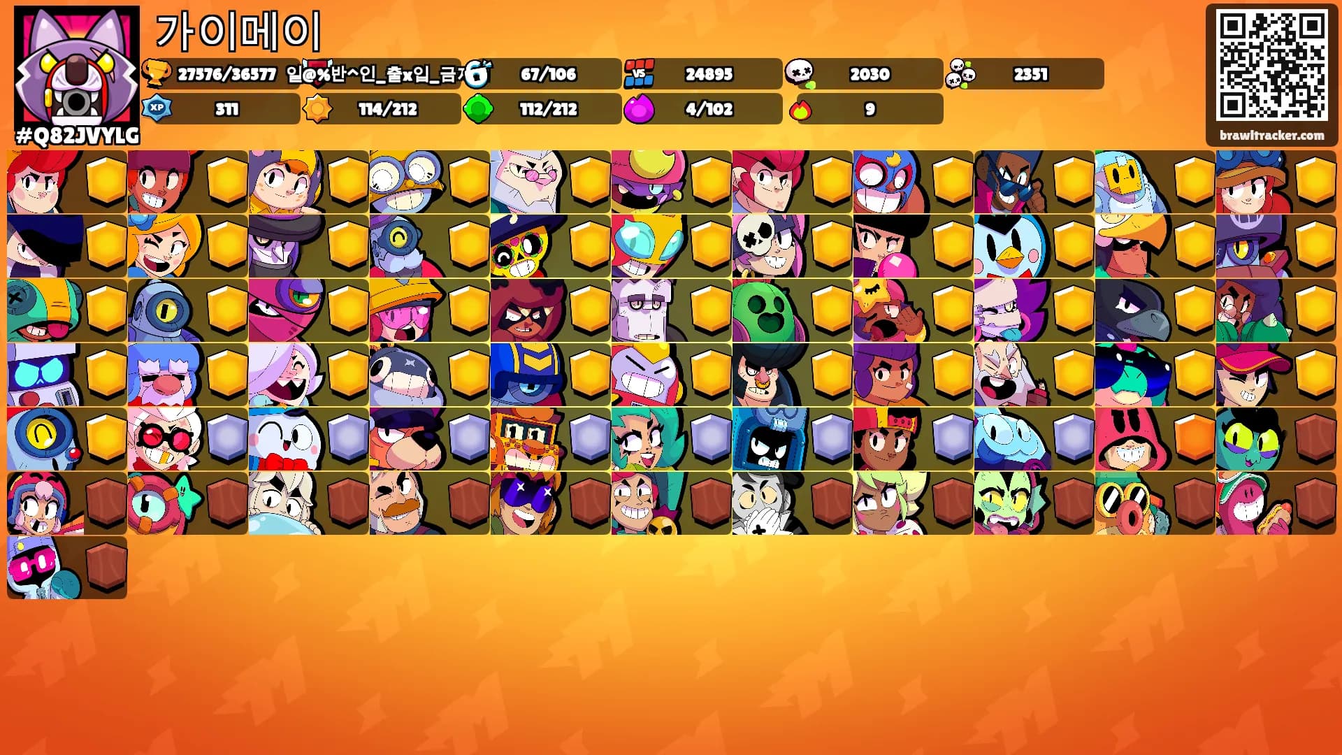 가이메이's Ranks