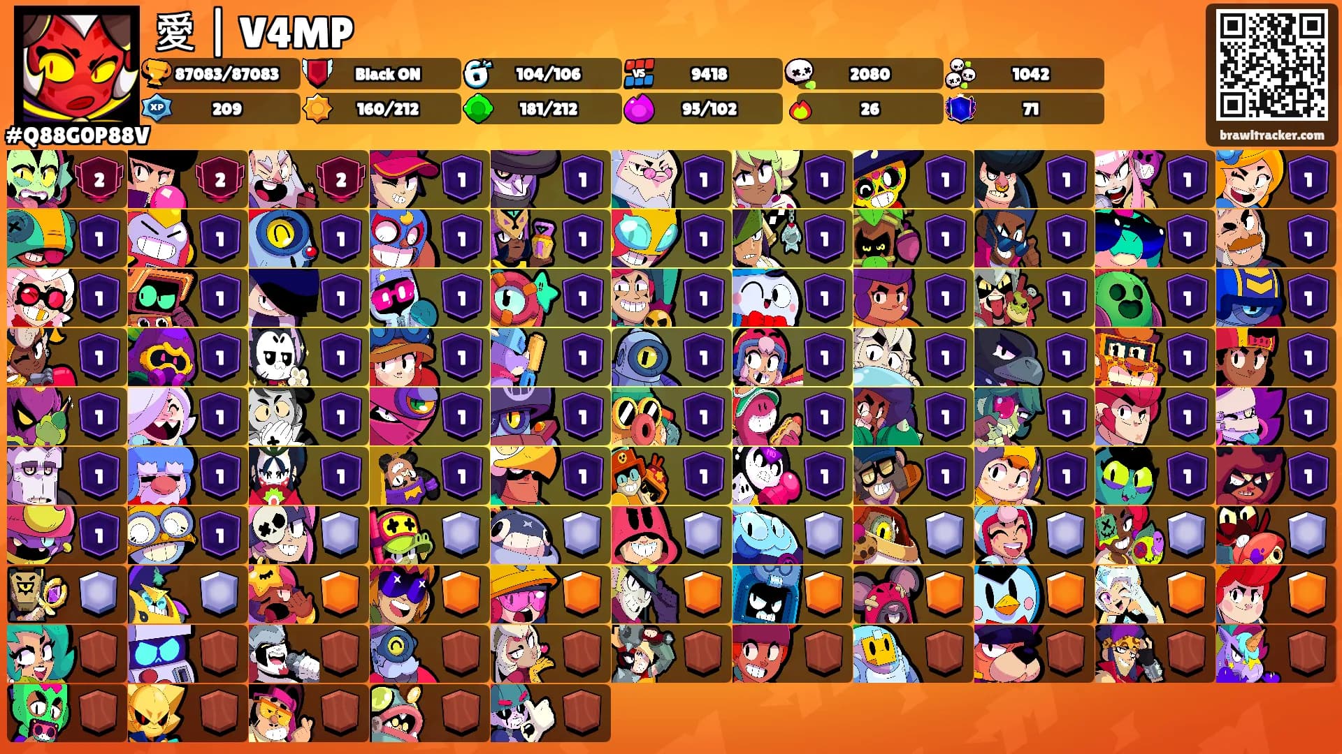 愛 | V4MP's Ranks