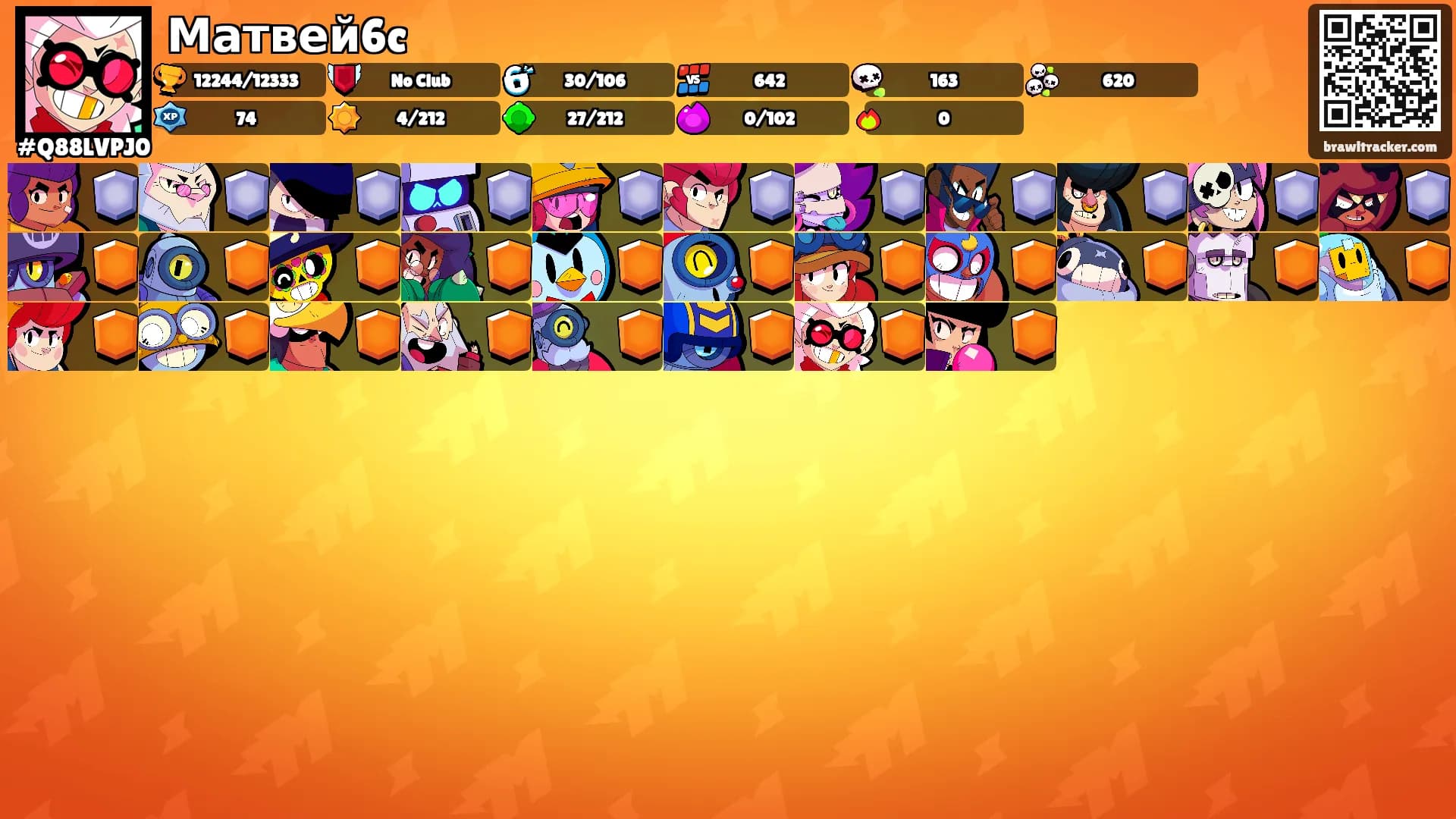 Матвей6c's Ranks