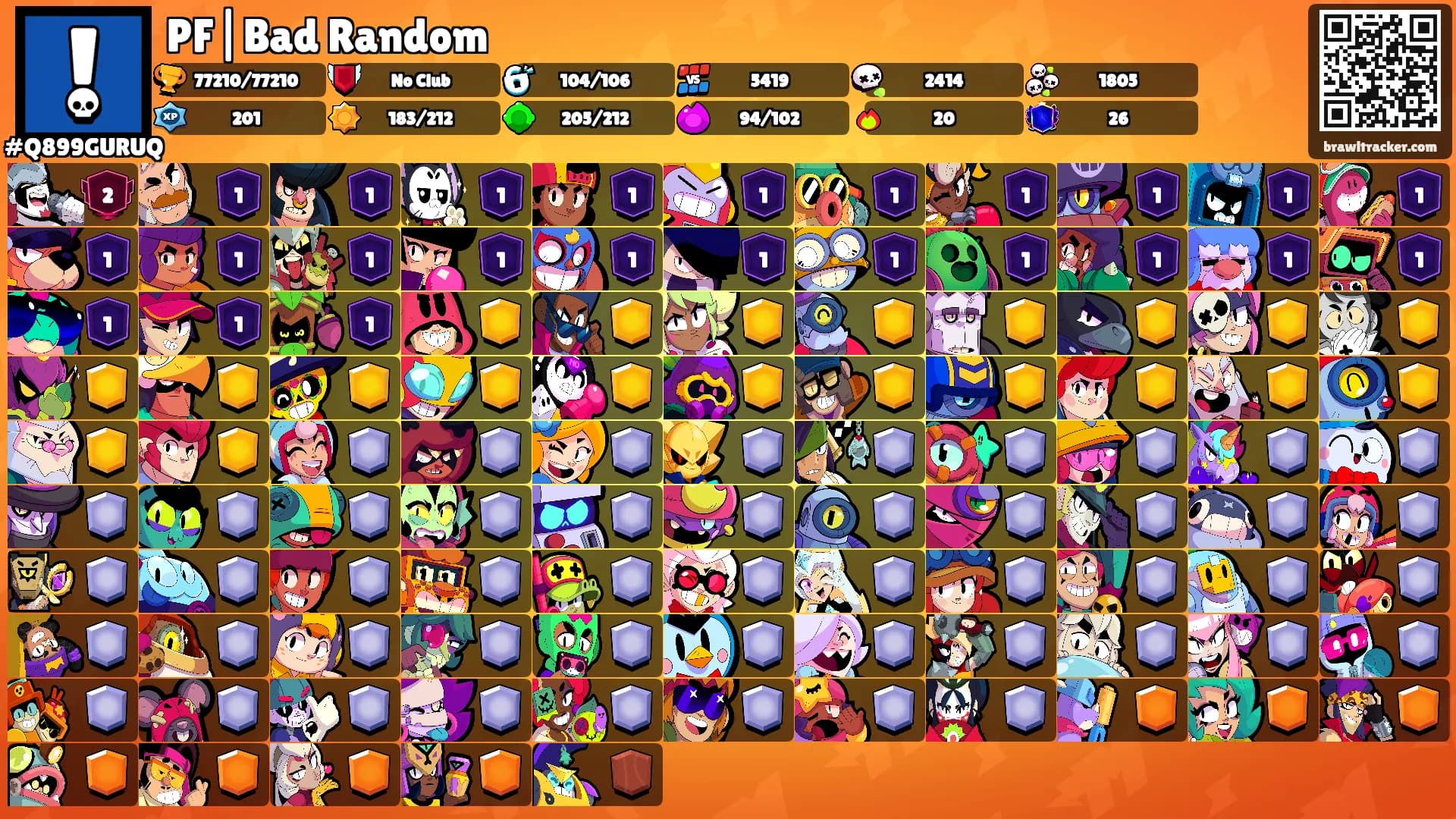 PF|Bad Random's Ranks
