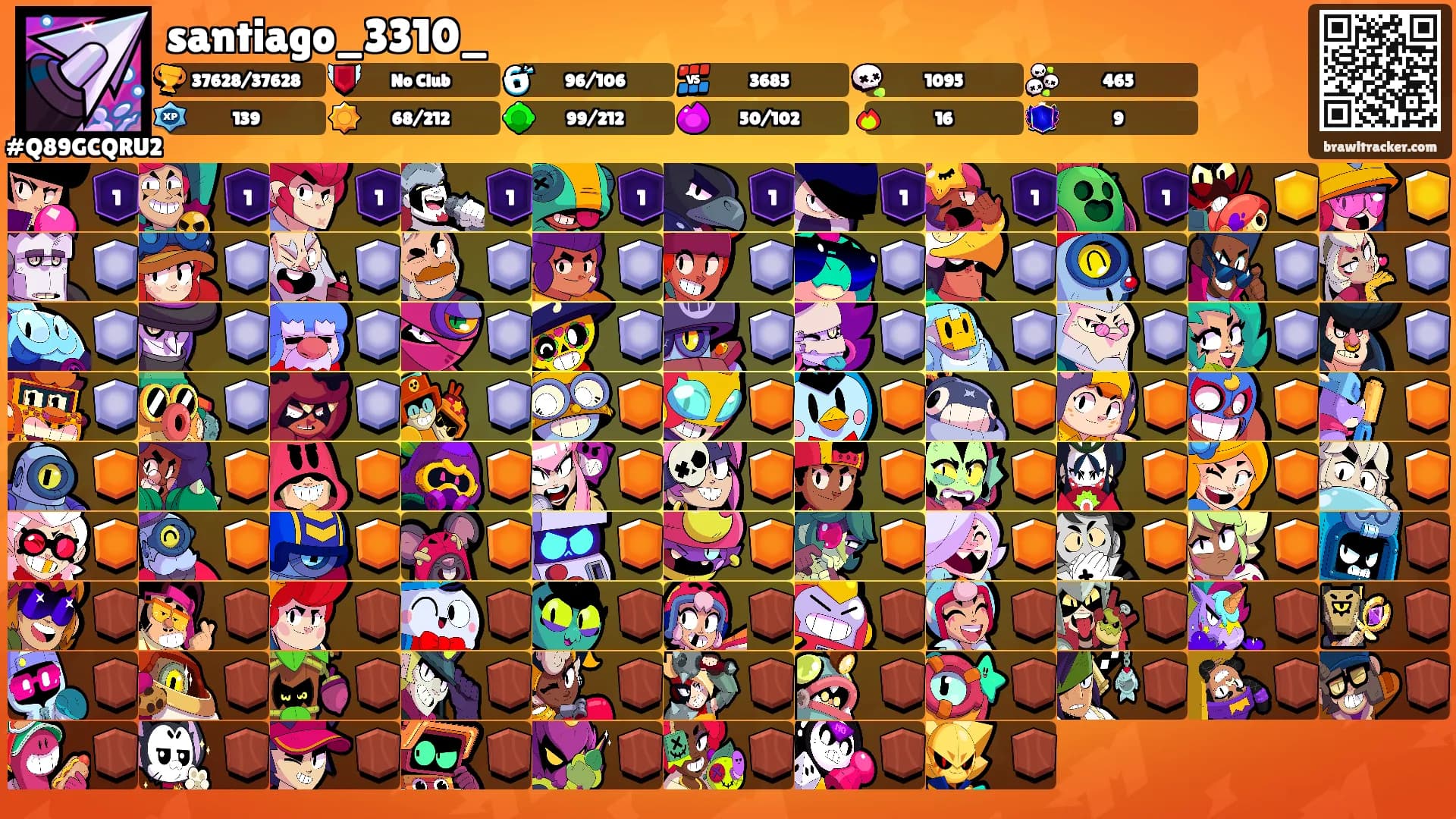 santiago_3310_'s Ranks