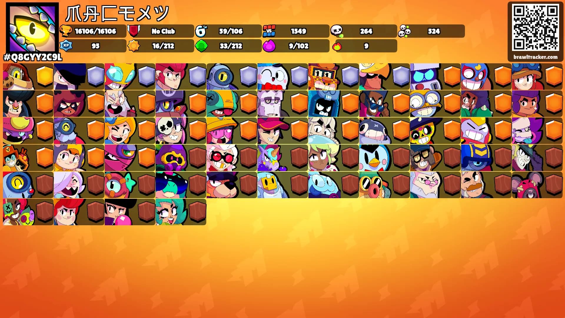 爪丹匚モメツ's Ranks