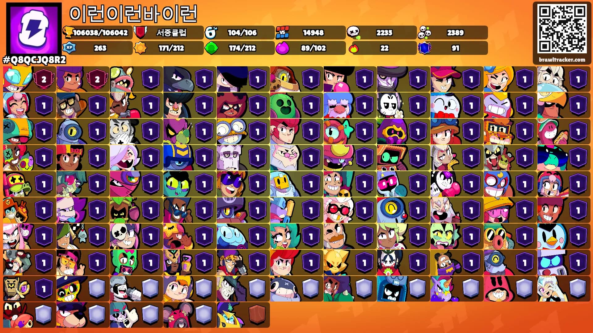 이런이런바이런's Ranks