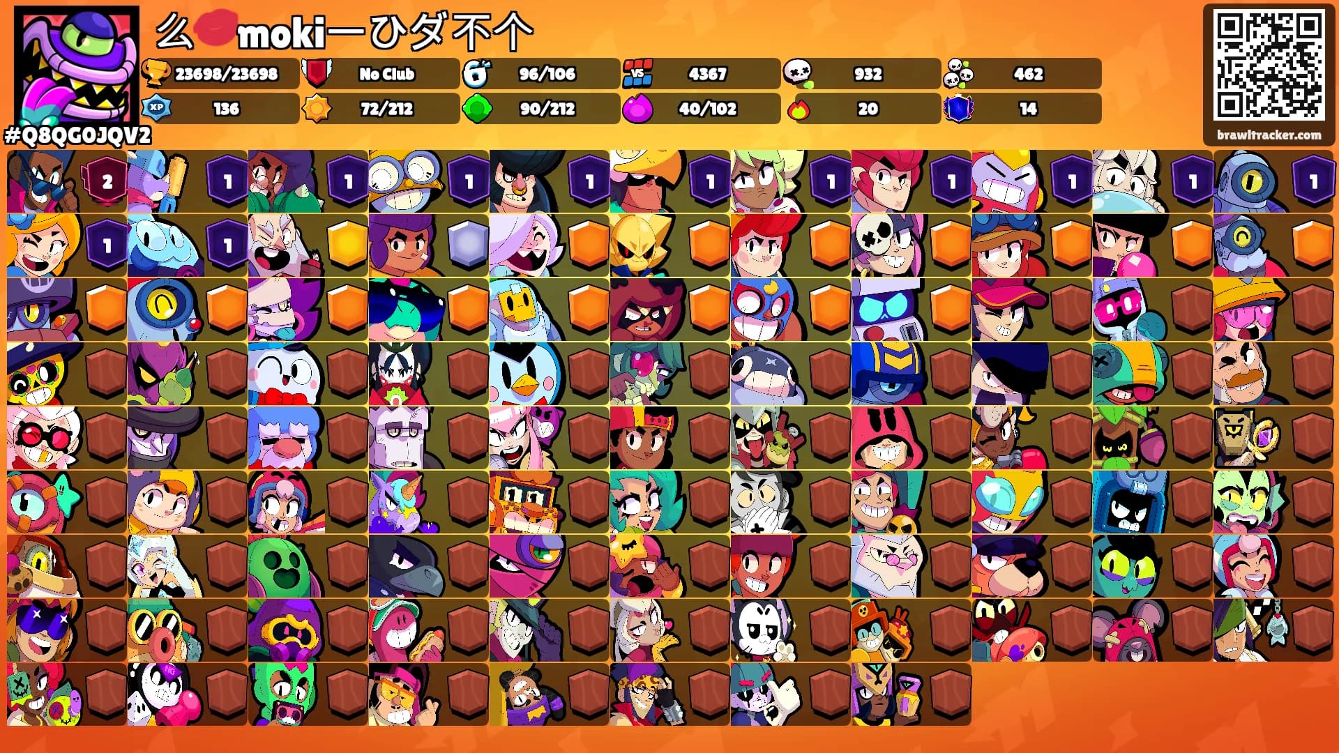 么💋mokiーひダ不个's Ranks